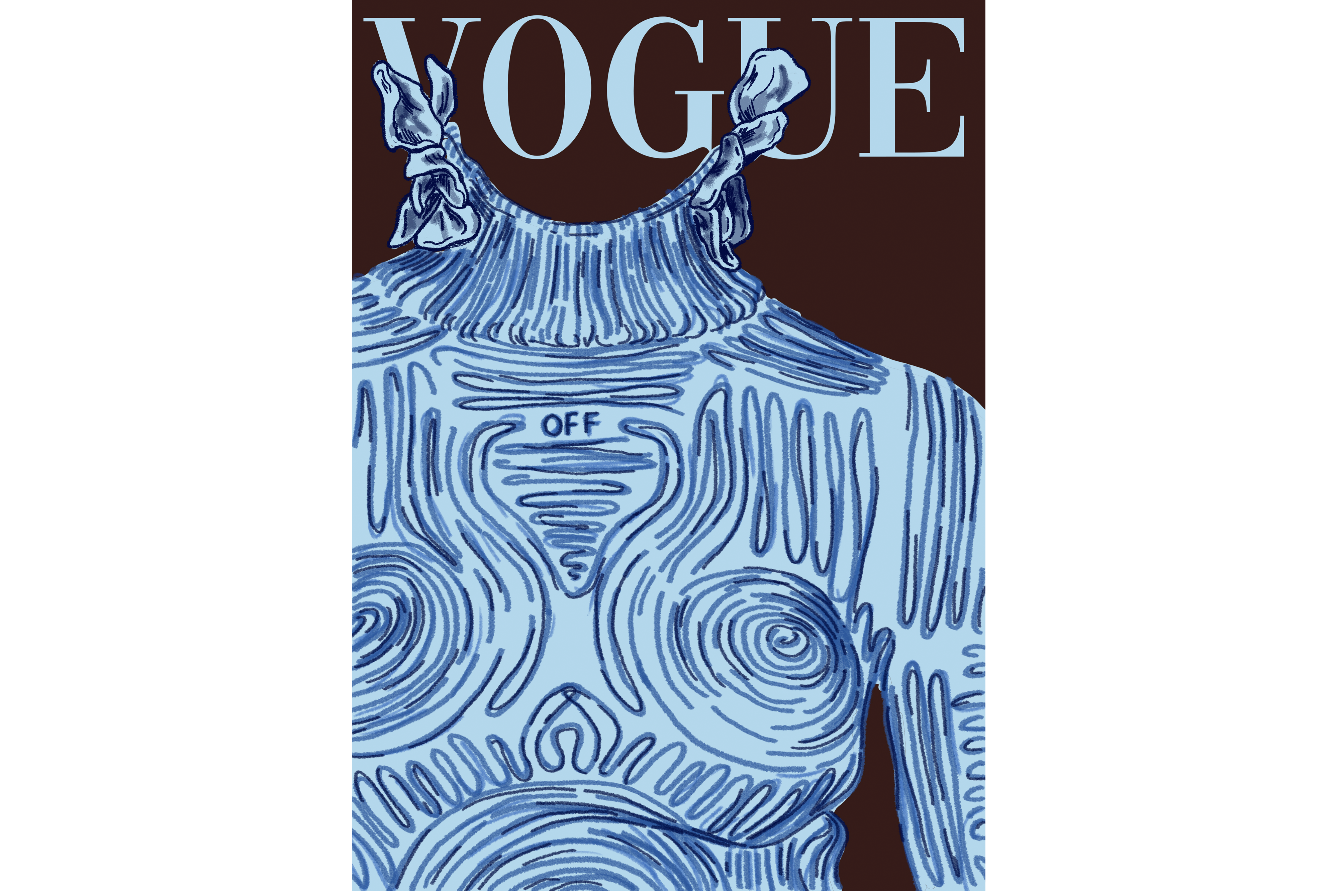 ilustración de moda para Vogue