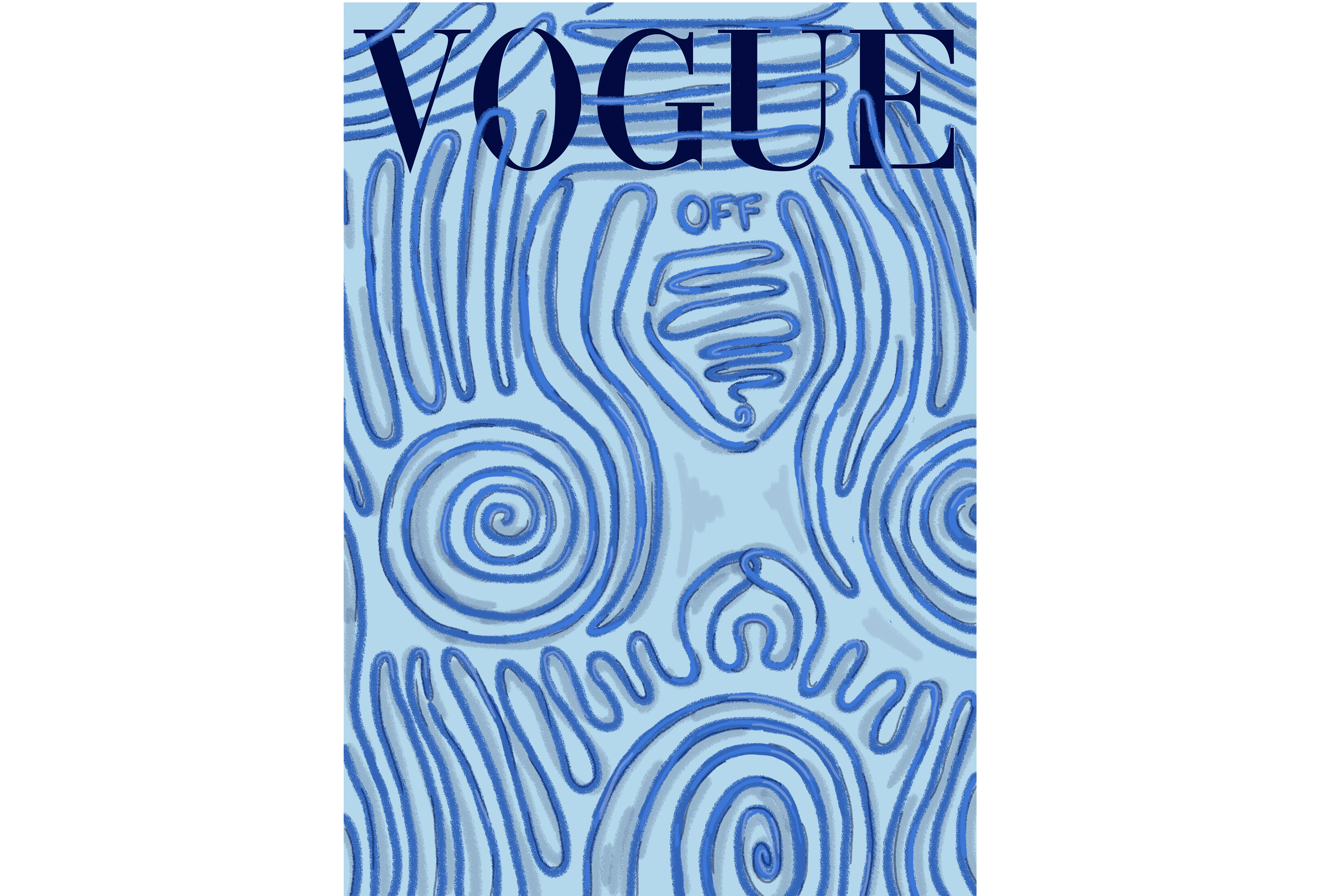 ilustración de moda para Vogue